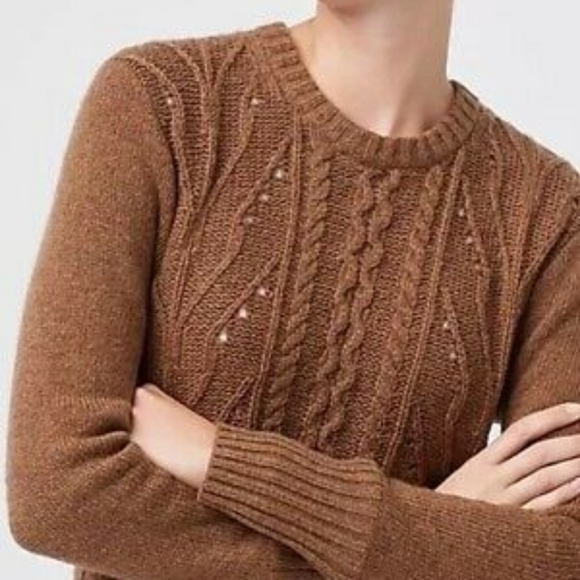 J.Crew Factory Lambswool Pullover Sweater - Picture 8 of 9